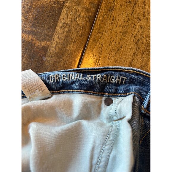 American Eagle Outfitters Original Straight Medium Wash 34 X 34 Men's Jeans - Picture 7 of 10